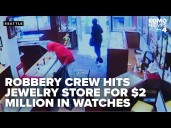 Robbery crew hits Seattle jewelry store for $2 million in watches, jewels