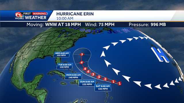 Tracking Hurricane Erin: Interactive storm radar, maps, spaghetti models