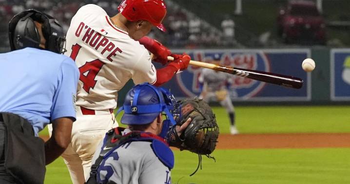 Ohtani pitches into 5th inning and triples, but O'Hoppe spurs Angels past Dodgers 6