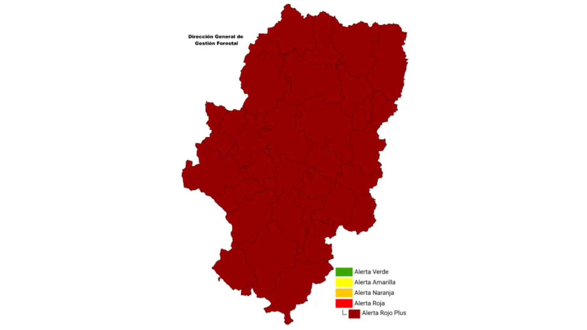 Incendios forestales en Aragón: las zonas con más riesgo