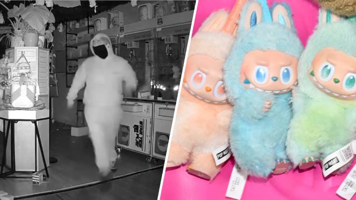 Roban costosos muñecos Labubus en tienda en La Puente Los Angeles