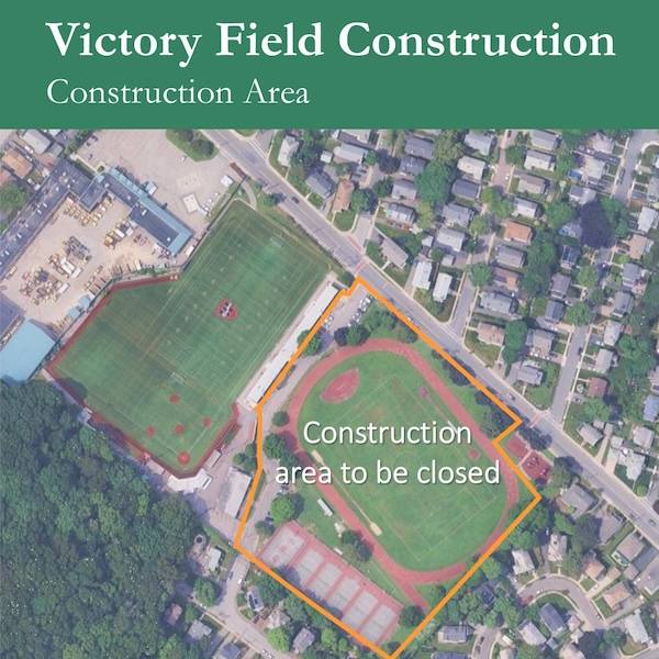 Construction Beginning Soon at Victory Field Oval, Courts Area
