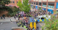 Woman released after anti-migration protest arrest