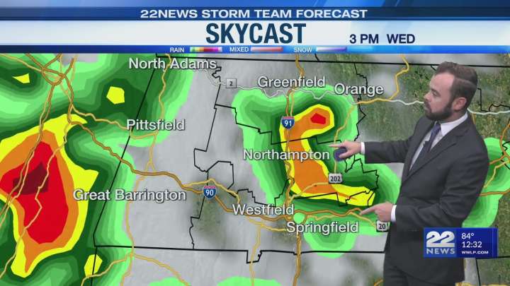 Weather Alert: Chance for thunderstorms Wednesday afternoon