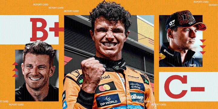 F1 midseason grades for all 10 teams: From A+ to D, with a lot of B's in between