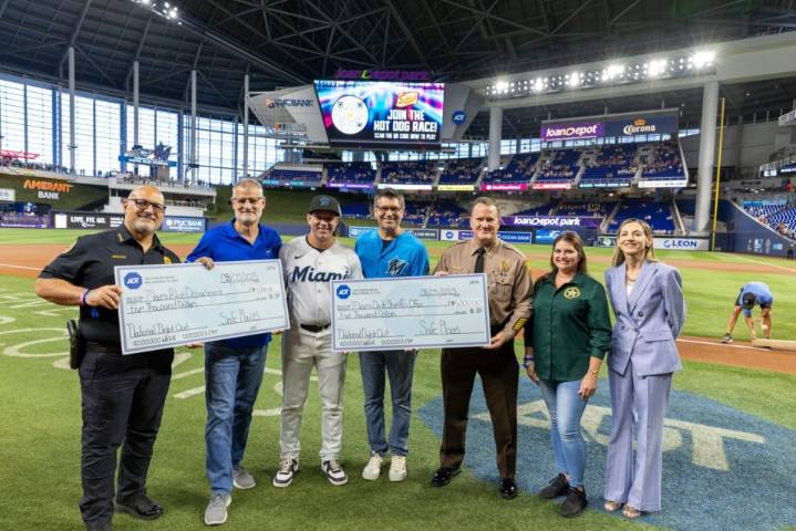 Miami PD and Miami-Dade Sheriff’s Office Presented with $10,000