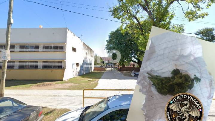 Barrio Yapeyú: encontraron marihuana en la mochila de una nena de 12 años en una escuela primaria