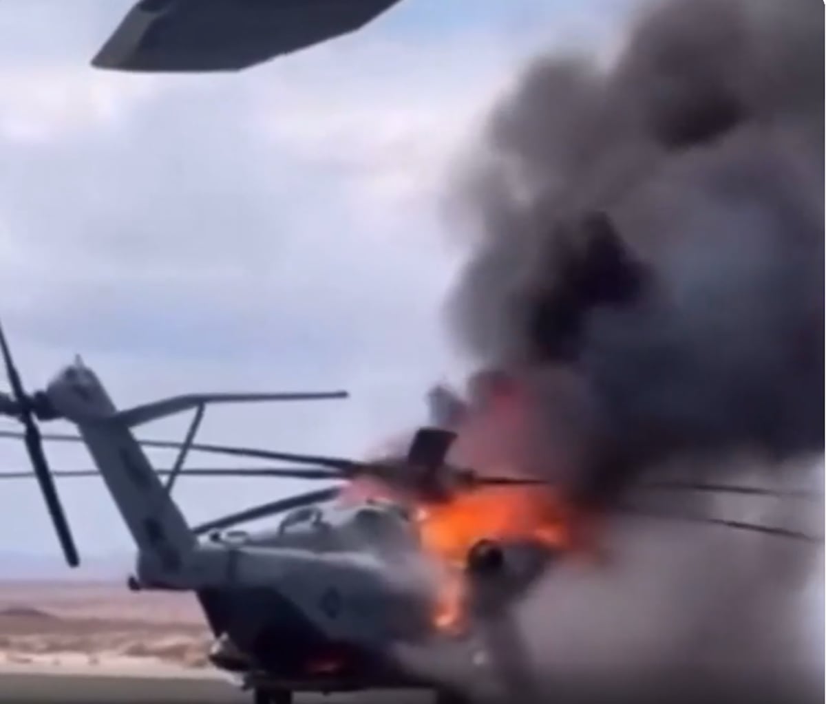 Marines investigating massive fire that engulfed CH