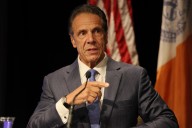 Cuomo visits E. Harlem site of stray-bullet shooting, slams Mamdani but takes heat from Adams