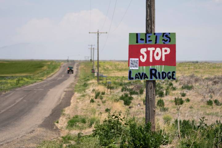 Trump administration reverses Biden approval of major wind farm in Idaho