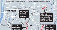 New Baton Rouge road projects are under construction