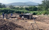 Por concluir primera etapa de construcción del nuevo panteón en Ario de Rayón
