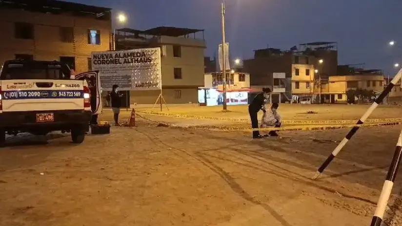 Ciudadano colombiano fue atacado a balazos en plena vía pública en San Juan de Lurigancho