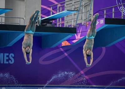 Jesús Agúndez y David Vázquez dan segundo oro en clavados para México en Asunción 2025