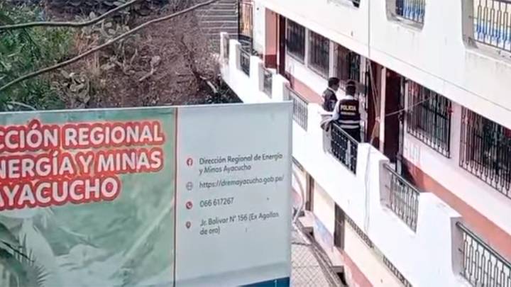 Allanan oficinas de Energía y Minas en Ayacucho por caso Nicanor Boluarte
