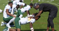 No coaches allowed: Aaron Glenn had his players lead a recent Jets walkthrough practice