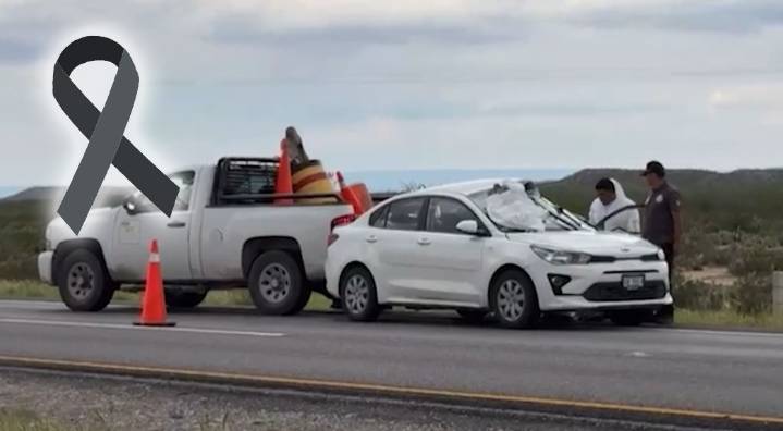 Muere segunda víctima del accidente donde conductor murió al esquivar una vaca en carretera Saltillo