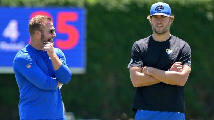 Rams QB Matthew Stafford (back) expected to practice Monday