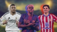 Kylian Mbappé, Lamine Yamal y Julián Álvarez, las superestrellas de una lucha de tres por el título de LaLiga