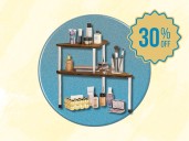 This unique organizer is a dream for tight, awkward counter corners