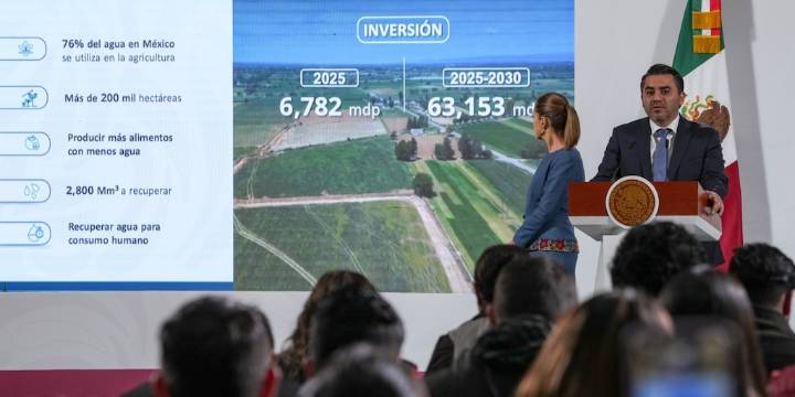 El 76% del agua en México es utilizada para la agricultura: Conagua