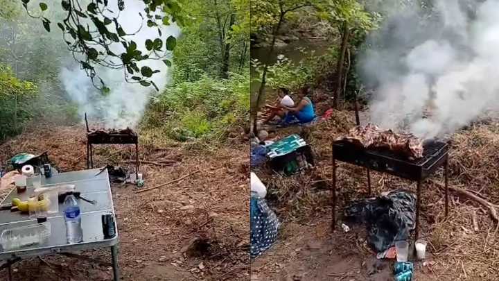 Sorprendidos tres grupos haciendo barbacoas en Navarra cuando hay riesgo extremo de incendio