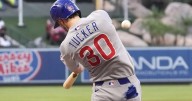 Tucker hits 2 homers and drives in 5 as Cubs blow out Angels 12