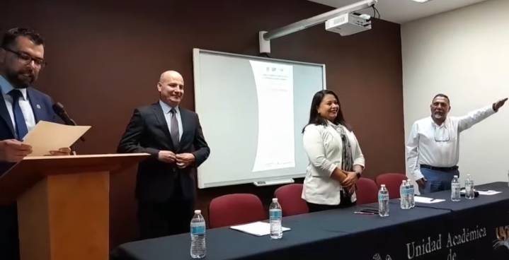 Rinden protesta autoridades de la Unidad Académica de Ciencia Política de BUAZ