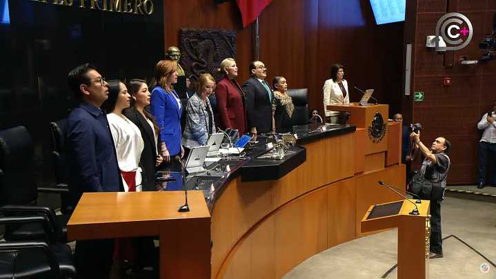 Eligen a morenista Laura Itzel Castillo como presidenta del Senado