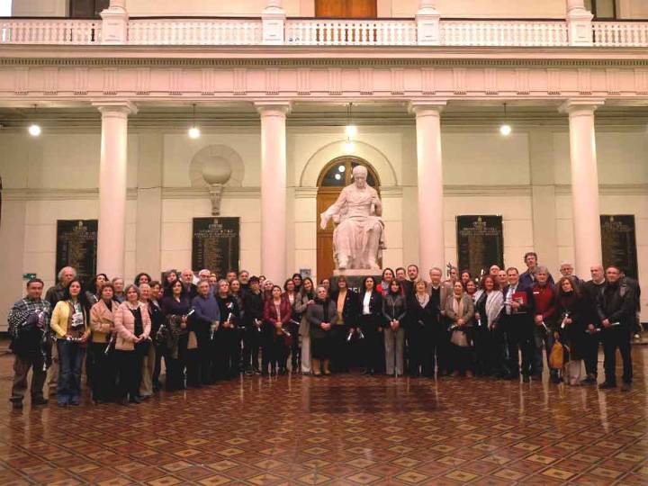 Académicos de Chile y Latinoamérica solidarios con Palestina (+Foto)
