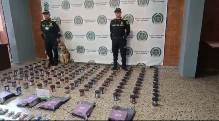 Policía incauta marihuana camuflada en gomas