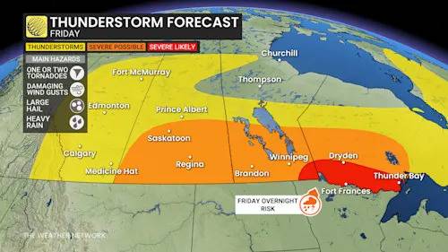 Tornado warnings issued in northern Ontario amid severe storms