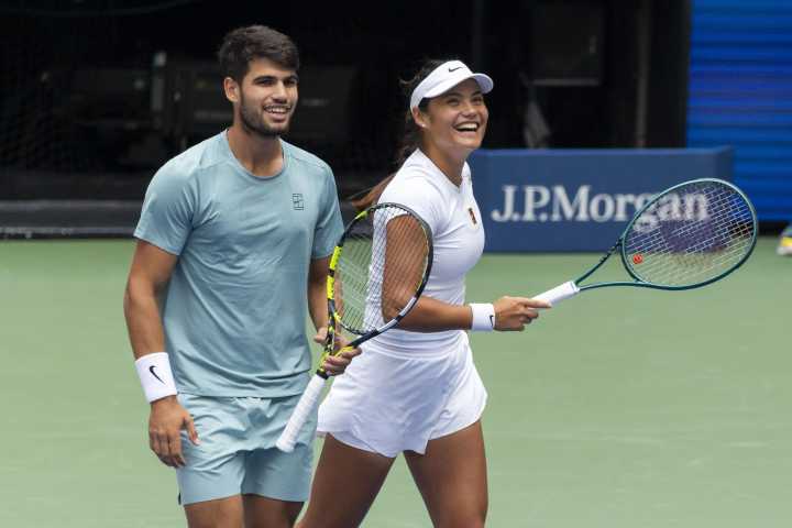 Alcaraz y Raducanu caen en primera ronda del dobles mixto del US Open