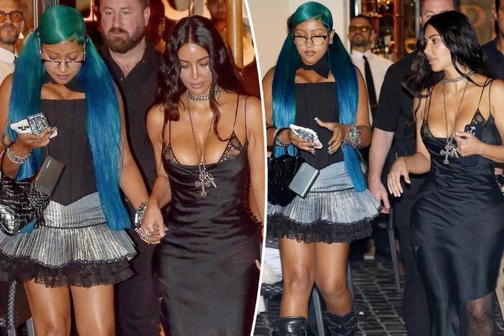 Exclusive | Inside Kim Kardashian's private Rome dinner with North West that sparked corset debate