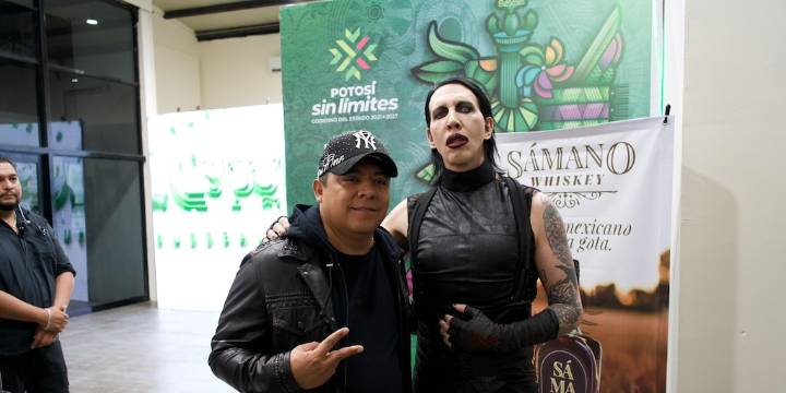 Gobernador de San Luis Potosí presume encuentro con Marilyn Manson tras concierto que escandalizó a asociaciones de padres de familia