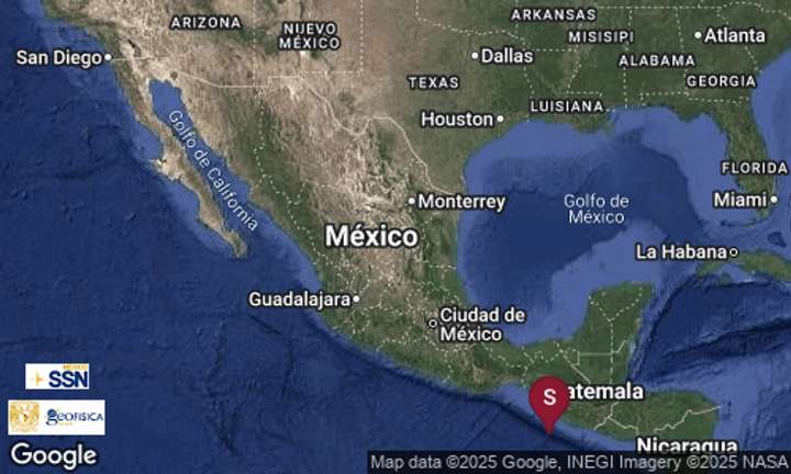 Sismo de magnitud 5.6 sacude varias regiones de Chiapas