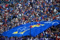 Colleges using field logos, higher concession prices and more to pay for the new era in sports