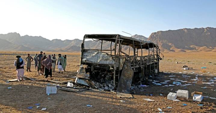 Fiery bus crash kills dozens of migrants just back in Afghanistan after Iran deported them, officials say
