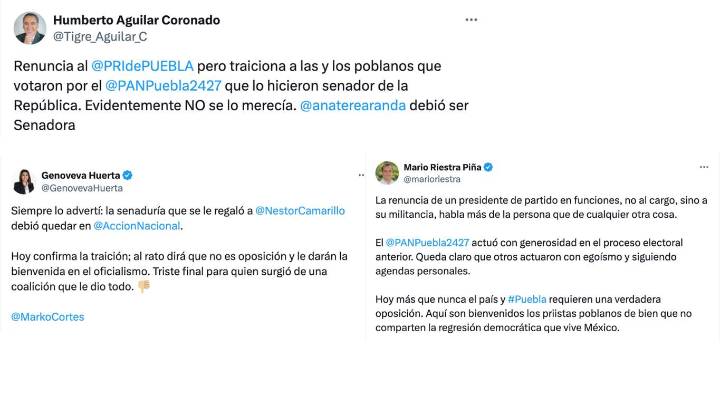 En 2024 lo elogiaron y ahora panistas fustigan a Néstor Camarillo por dejar el PRI, pero no la senaduría