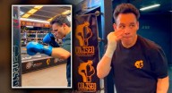 Reaparece Julio César Chávez Jr. entrenando en Hermosillo