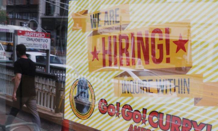 U.S. applications for jobless benefits up modestly but remain at a healthy level