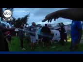 Newly released video shows Florida community rescue family from fiery plane crash