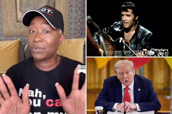 Joy Reid says 'mediocre white men' like Trump, Elvis steal culture from other races