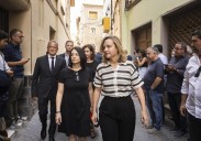El funeral civil de Lambán en su pueblo natal reúne a rivales políticos