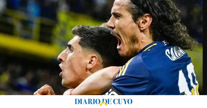 Cavani y Merentiel le dieron alegría a Boca