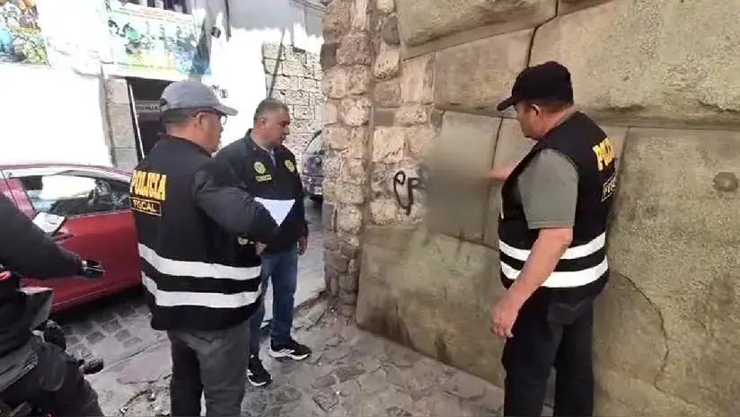 Liberan a mujer que pintó muro inca porque el Mincul no presentó el informe de valoración de daños a la Fiscalía