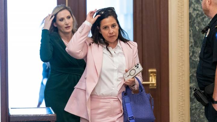 Elise Stefanik faces jeers at NY event
