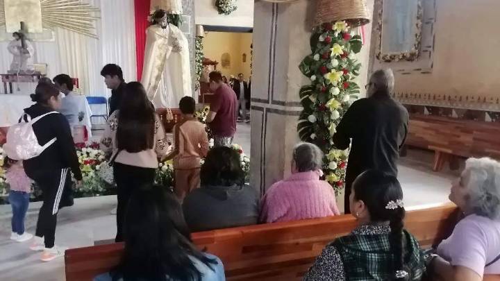 Tepetitlán: Pobladores piden salud, paz y trabajo al Señor de las Tres Caídas