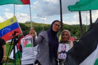 Concentración en solidaridad con mujeres palestinas y Gaza