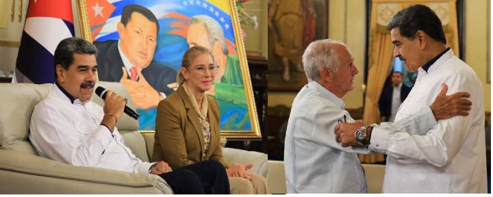 Gobierno nacional honra legado de Fidel Castro en encuentro con delegación cubana